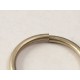 Jump Ring, round, 35mm x 3.1mm, solid brass, each