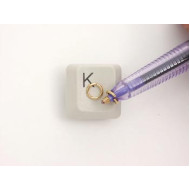 Jump rings, round, 5mm x 0.8mm, NF gilt plate, bag of 100