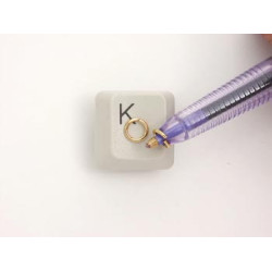 Jump rings, round, 5mm x 0.8mm, NF gilt plate, bag of 100