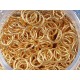Jump Ring, 10mm OD, round, golden, per 50