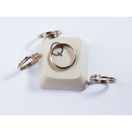 Split Ring, 9mm, nickel, bag of 100