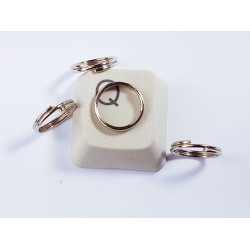 Split Ring, 9mm, nickel, bag of 100