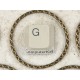 Closed Ring, 37mm, textured antiqued bronze, per 20