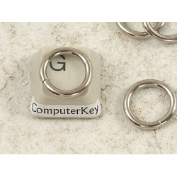 Metal wire-formed O-ring 14mm x 2mm Nickel plate, each