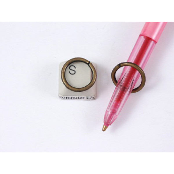 Metal wire-formed O-ring 17mm x 2.0mm Antique Brass, each