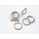 Metal wire-formed O-ring 17.5mm x 2.5mm Nickel, each