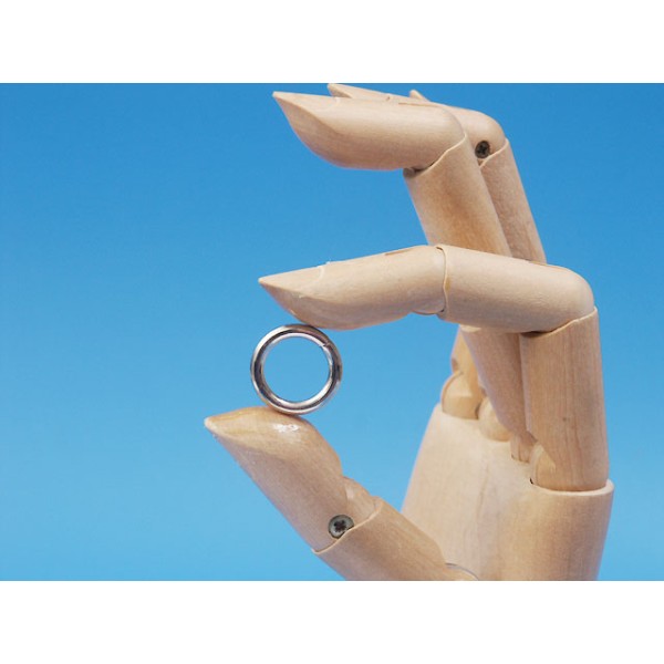 Metal wire-formed O-ring 17.5mm x 2.5mm Nickel, each
