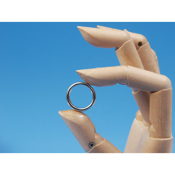 Metal wire-formed O-ring 20mm x 2.5mm Nickel, each