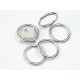 Metal wire-formed O-ring 26mm x 3mm Nickel, each