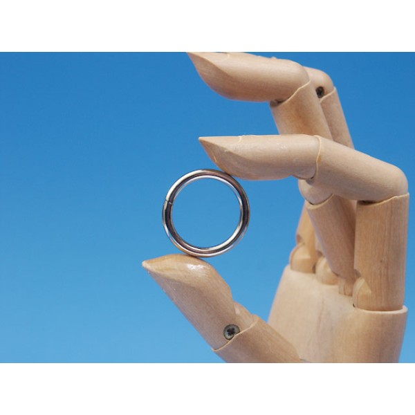 Metal wire-formed O-ring 26mm x 3mm Nickel, each