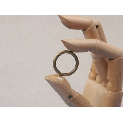 Metal wire-formed O-ring 26mm x 3mm Antique Brass, each