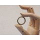 Metal wire-formed O-ring 26mm x 3mm Antique Brass, each
