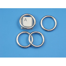 Metal wire-formed O-ring 26 mm x 3.55mm Nickel, each