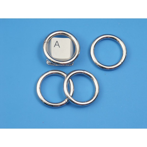 Metal wire-formed O-ring 26 mm x 3.55mm Nickel, each