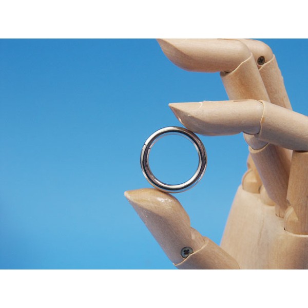 Metal wire-formed O-ring 26 mm x 3.55mm Nickel, each