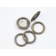 Metal wire-formed O-ring 26mm x 3.55mm Antique Brass, each