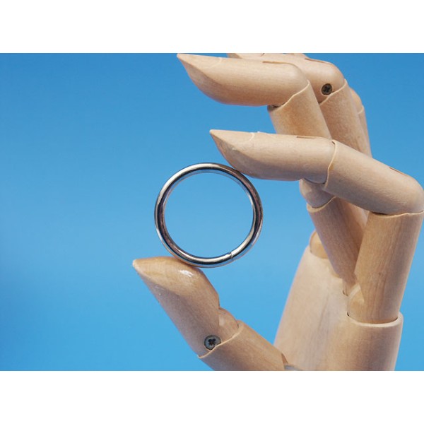 Metal wire-formed O-ring 30mm x 3mm Nickel, each