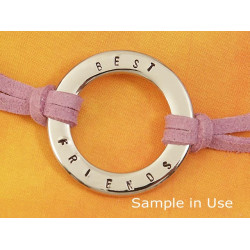 Connector, round, 29mm dia, nickel plate, each