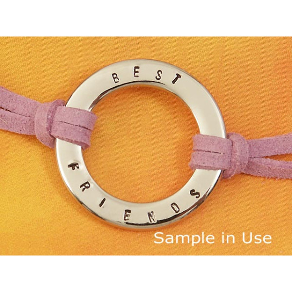 Connector, round, 29mm dia, nickel plate, each