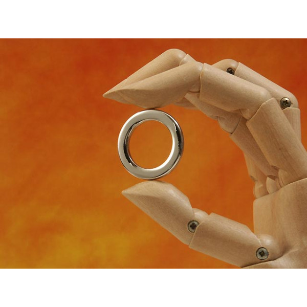 Connector, round, 29mm dia, nickel plate, each