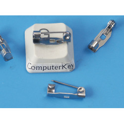 NEW STOCK! Brooch Back, 316 Surgical Steel, hook catch, 14mm