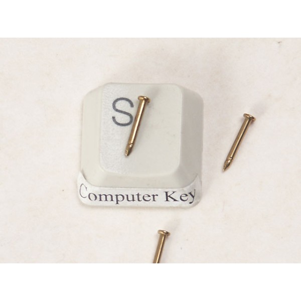 Nail Tack, raw brass, 8mm, per 5