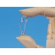 DISCOUNT: Mini Kilt Pin style Brooch, 28mm, nickel free nickel colour