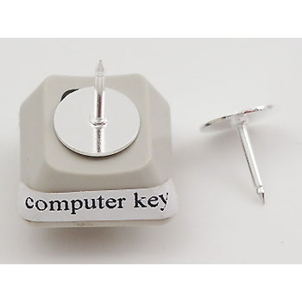 Pin with 10mm Pad with 10mm pin, silver plated