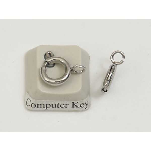 Bolt Ring / Spring Ring Clasp, 9mm, stainless steel
