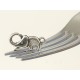 23mm Elephant Clasp, antiqued silver