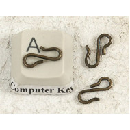 Clasp, small S-Joiner, antiqued brass, per 10