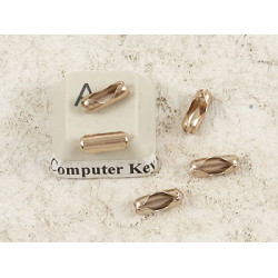 2.4mm Scoop Connector for ball chain, gold, fits 2.4mm chain