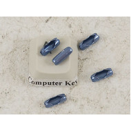 2.4mm Scoop Connector for ball chain, fits 2.4mm chain, PURPLE