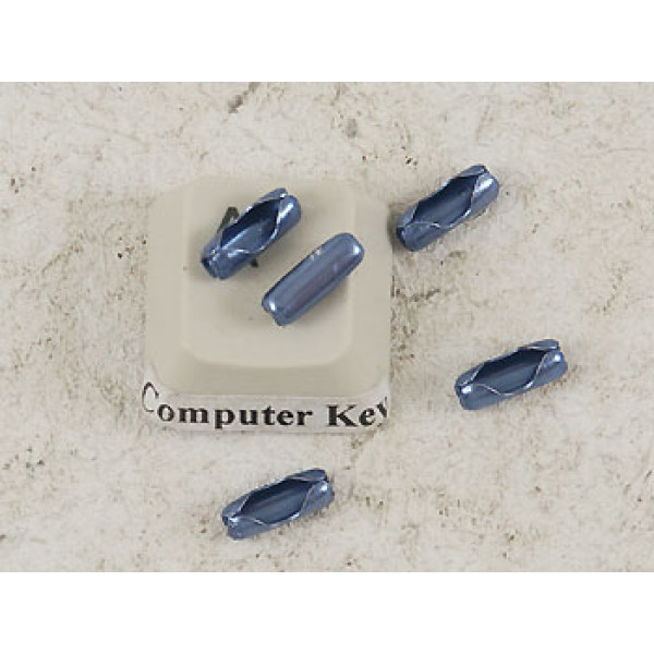 2.4mm Scoop Connector for ball chain, fits 2.4mm chain, PURPLE