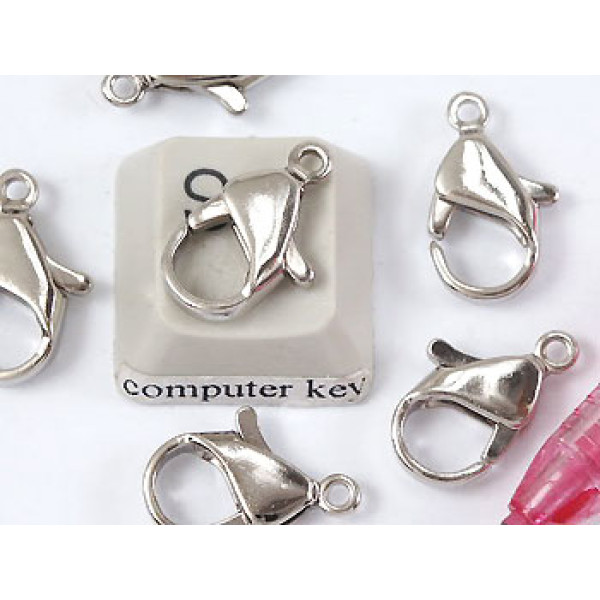 15mm Quality Karabina / Parrot Clasp, nickel