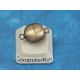 Magnetic Clasp, 10mm, Brushed Bronze
