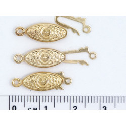 Pearl Necklet clasp, gold plate