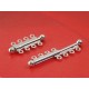 Magnetic slide clasp, 4-Strand, 31mm, platinum plate