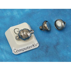 Magnetic Clasp, 7.8mm, gunmetal