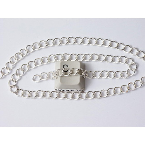 Chain by the Metre, 4.8x5.5mm Open Curb, silver plate, E-coated