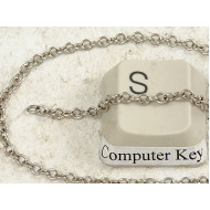 Chain by the metre, fine round cable 2mm