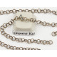Chain by the metre, fine open cable 3mm, burnished brass