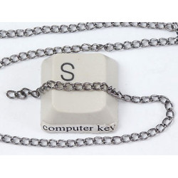 Chain by the metre, fine Curb link, NF black oxide