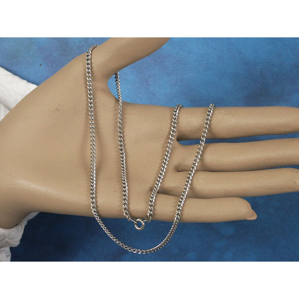 Stainless Steel, Thick Curb Chain, 4.5x6mm, per Metre 