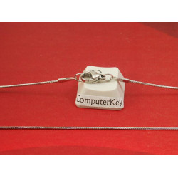 17.7 inch stainless steel chain, fine snake chain