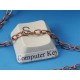 Chain by the metre, fine round Cable, 3.4x2.8mm, Antiqued Copper