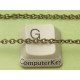 Chain by the metre, fine Cable, 2.8x2mm, NF antiqued bronze