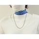 Chain by the metre, fine Cable, 2.8x2mm, Black plate