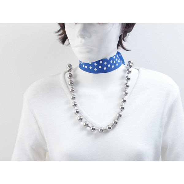 Chain by the metre, Ball Chain 14mm shiny nickel