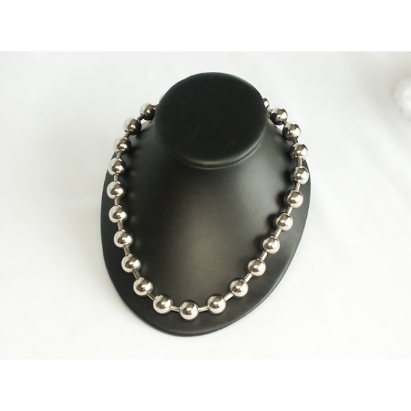 Chain by the metre, Ball Chain 14mm shiny nickel